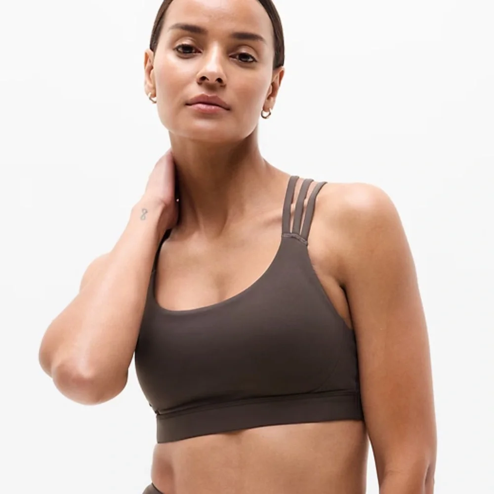 Athleta Women's Blue Sports Bra - Picture 3 of 4